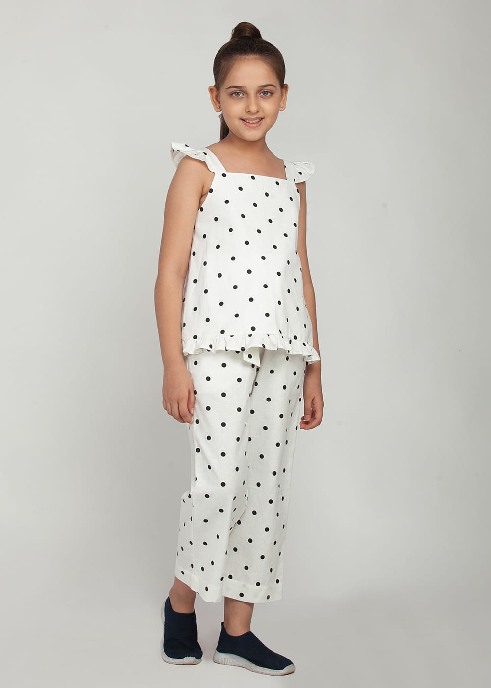 Blanc9 Polka Trouser Set