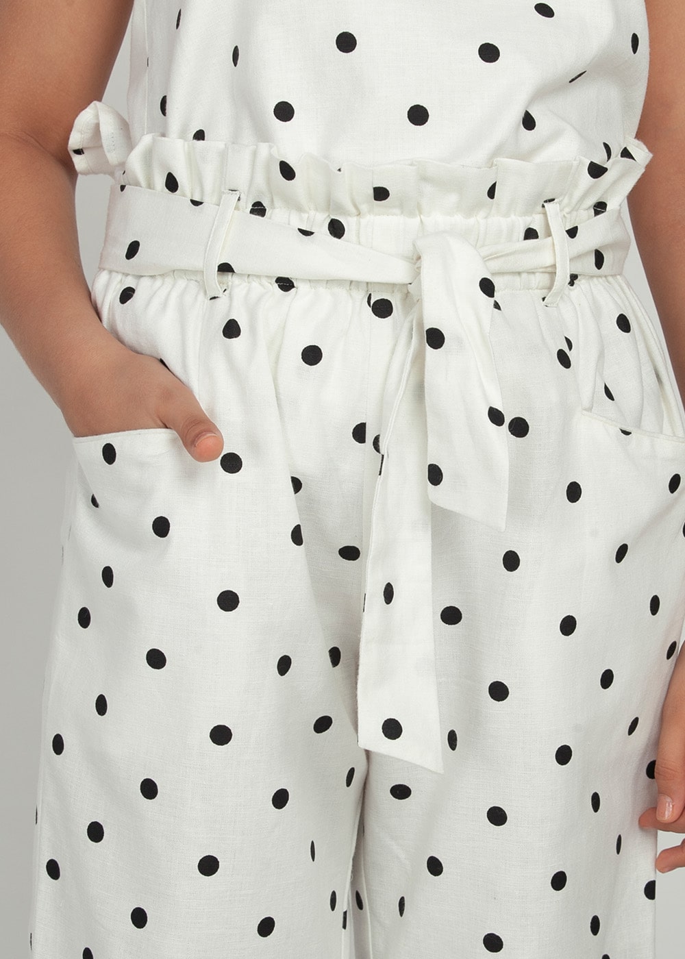 Blanc9 Polka Trouser Set