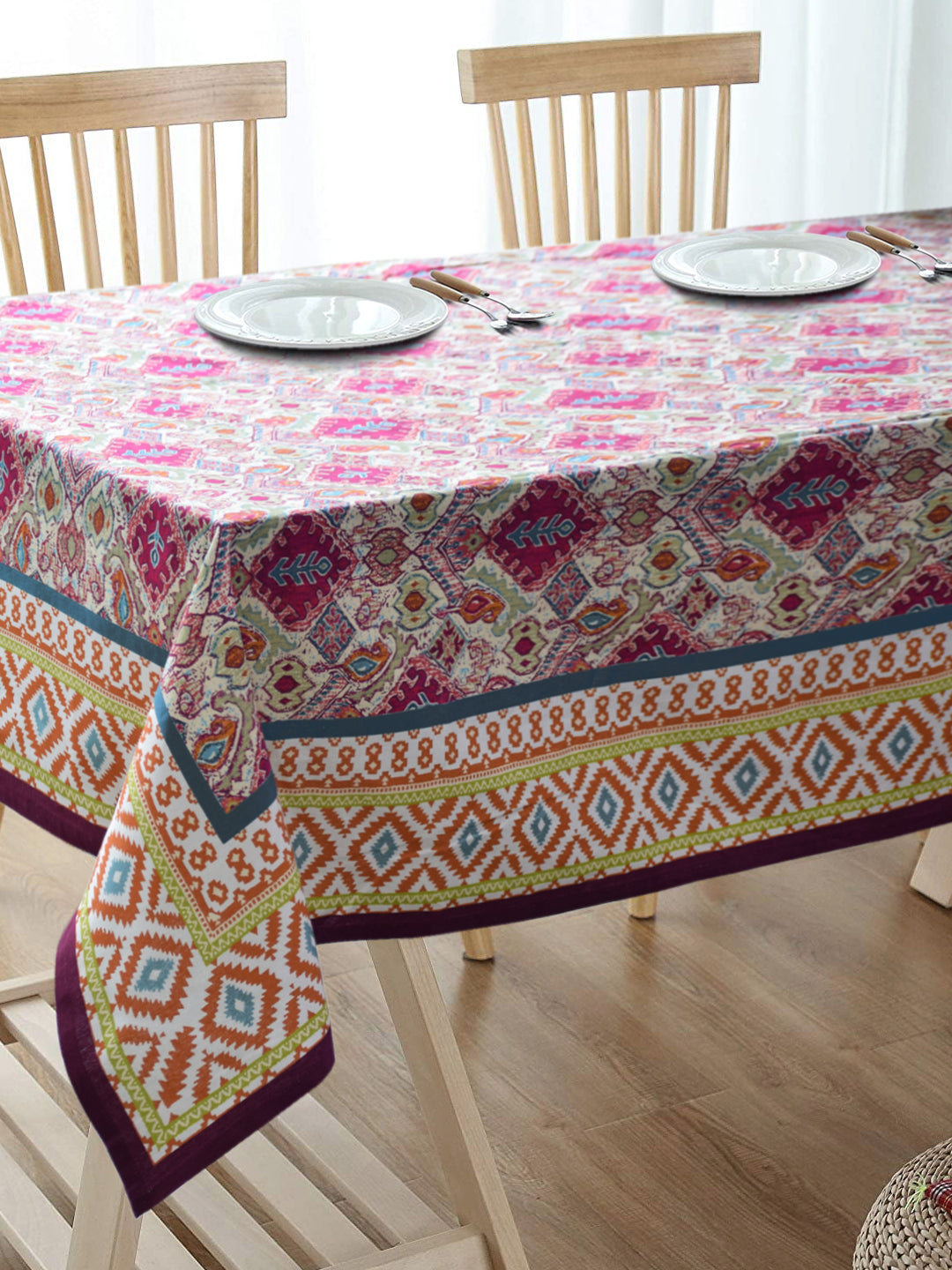 Blanc9 Naqsha 6/8 Seater Cotton Tablecloth