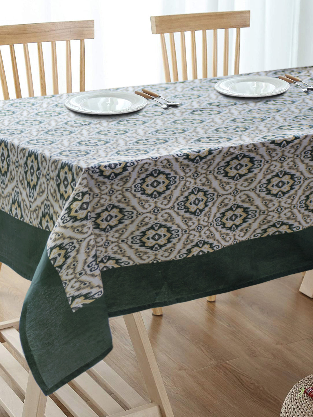 Blanc9 Dastarkhwan 6/8 Seater Cotton Tablecloth