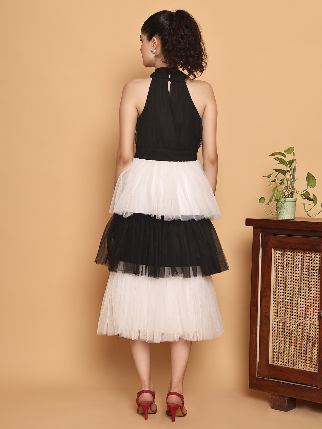 Black & White Tulle dress