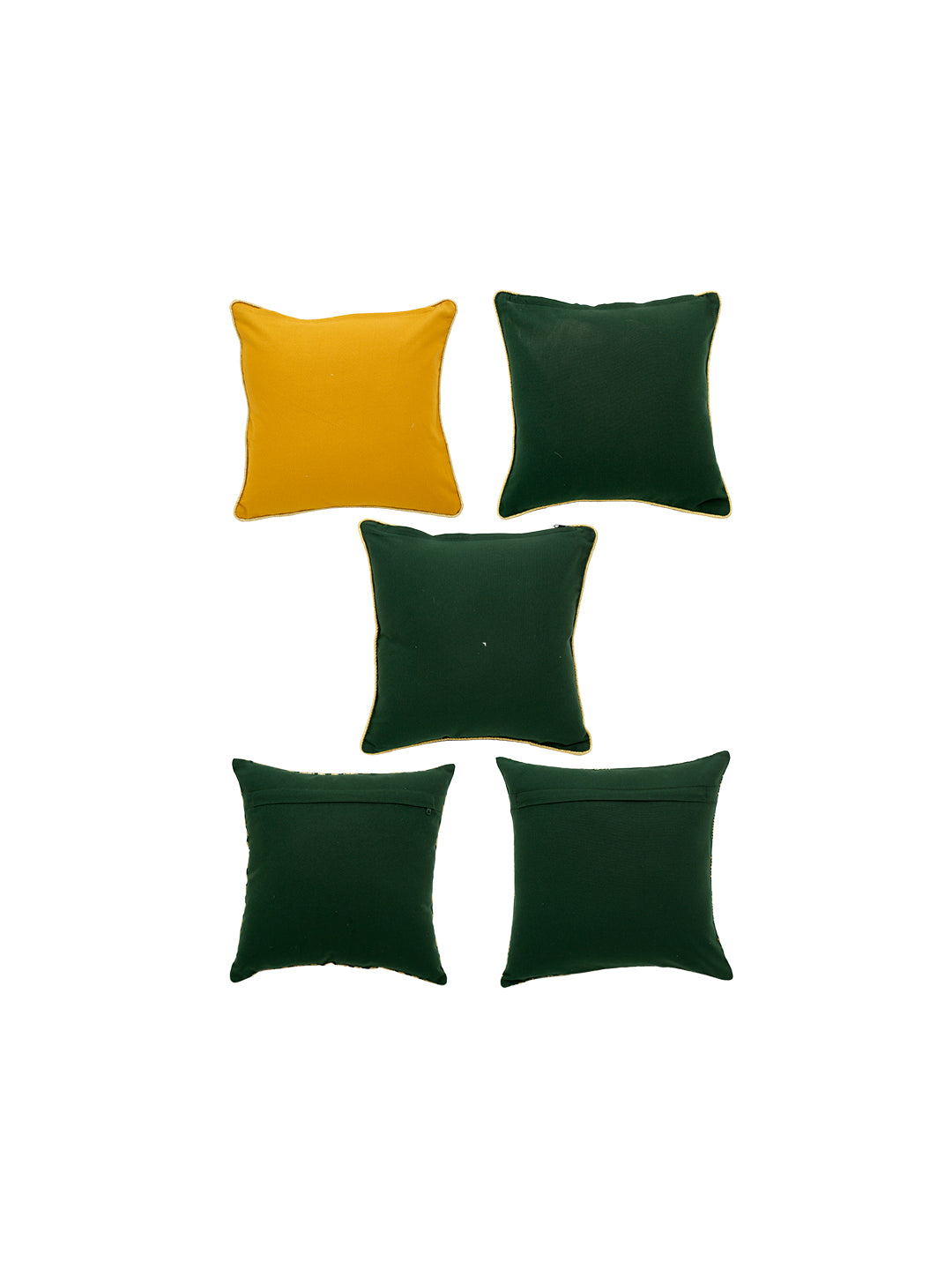 Set of 5 Anaar Glitz Persian Ogee 40x40 CM Cushion Cover