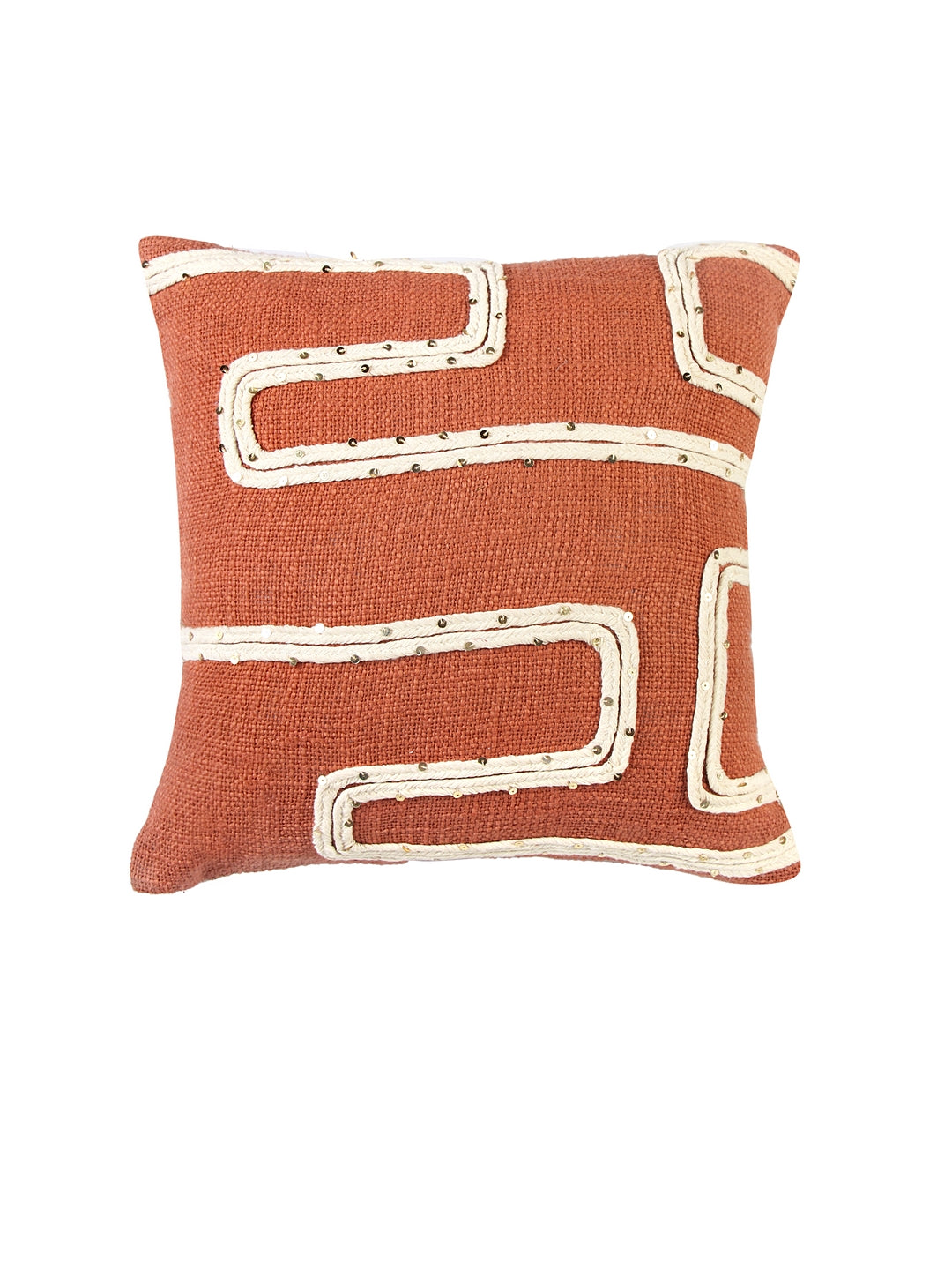 Trellis Terracotta Cushion Cover