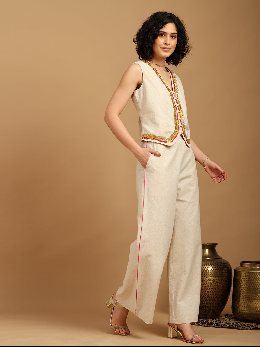 Twinkling Waistcoat Trousers Set