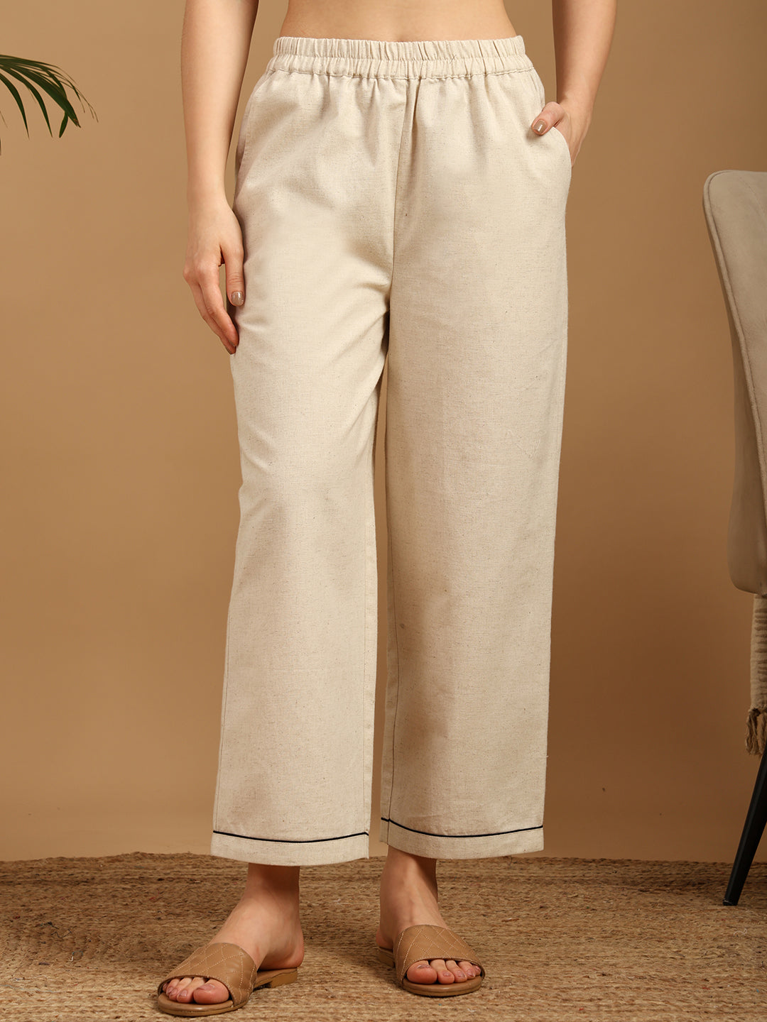 Beige Classic Nightwear