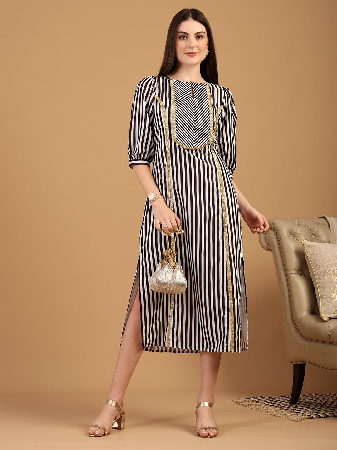 Fusion Striper Tunic Dress