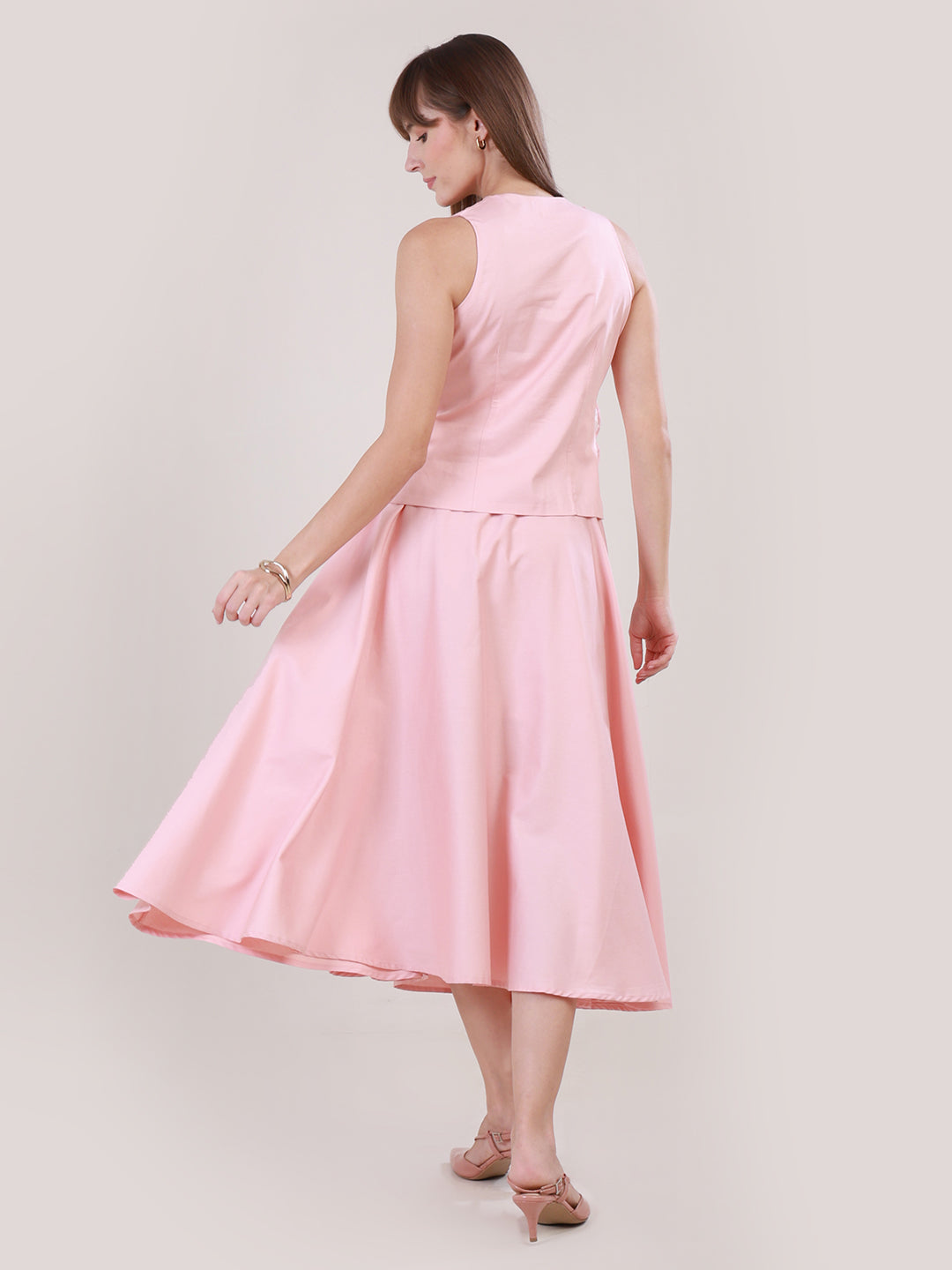 Blossom & Blush Skirt Co-ord Set for Women