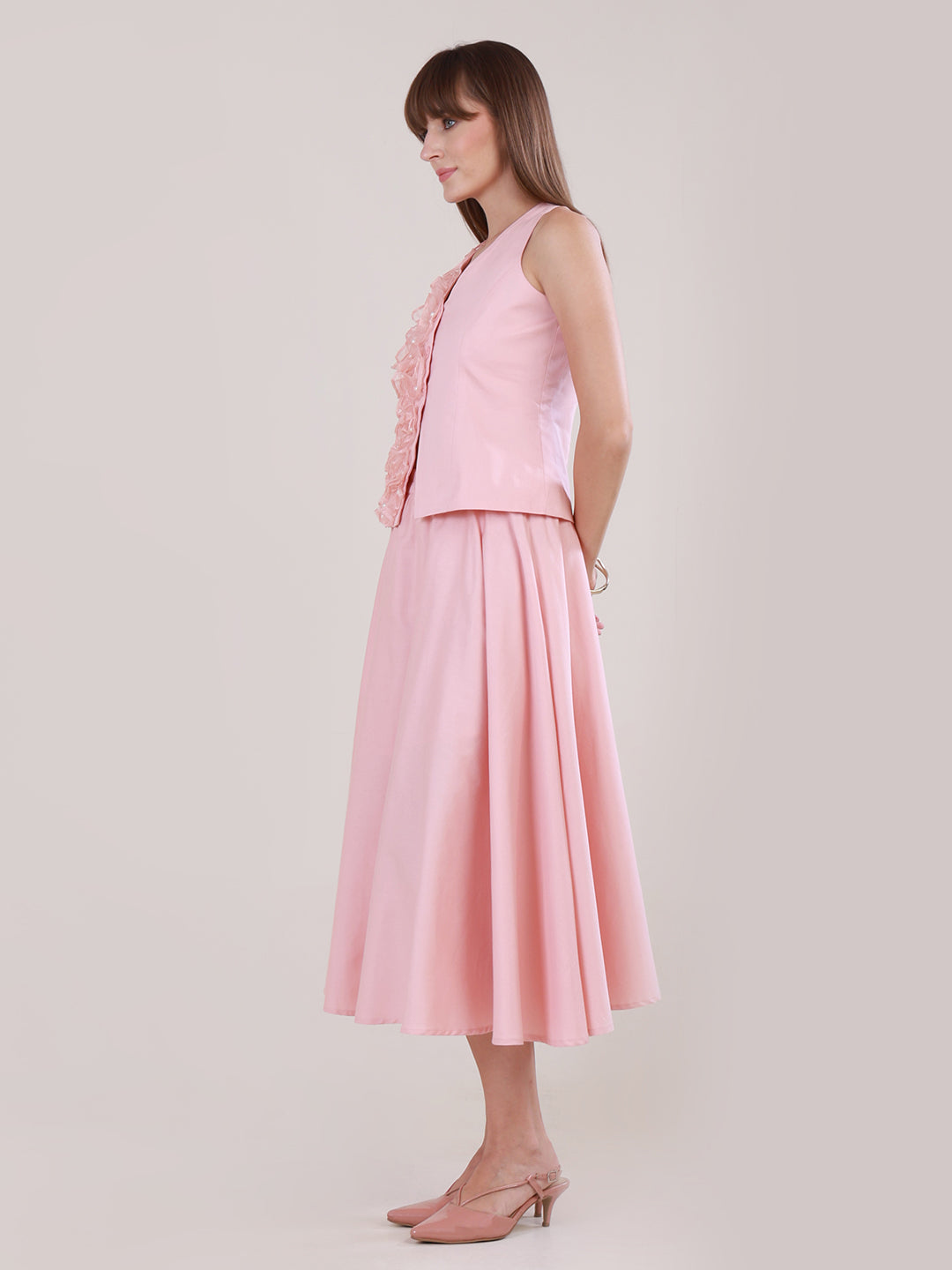 Blossom & Blush Skirt Co-ord Set for Women
