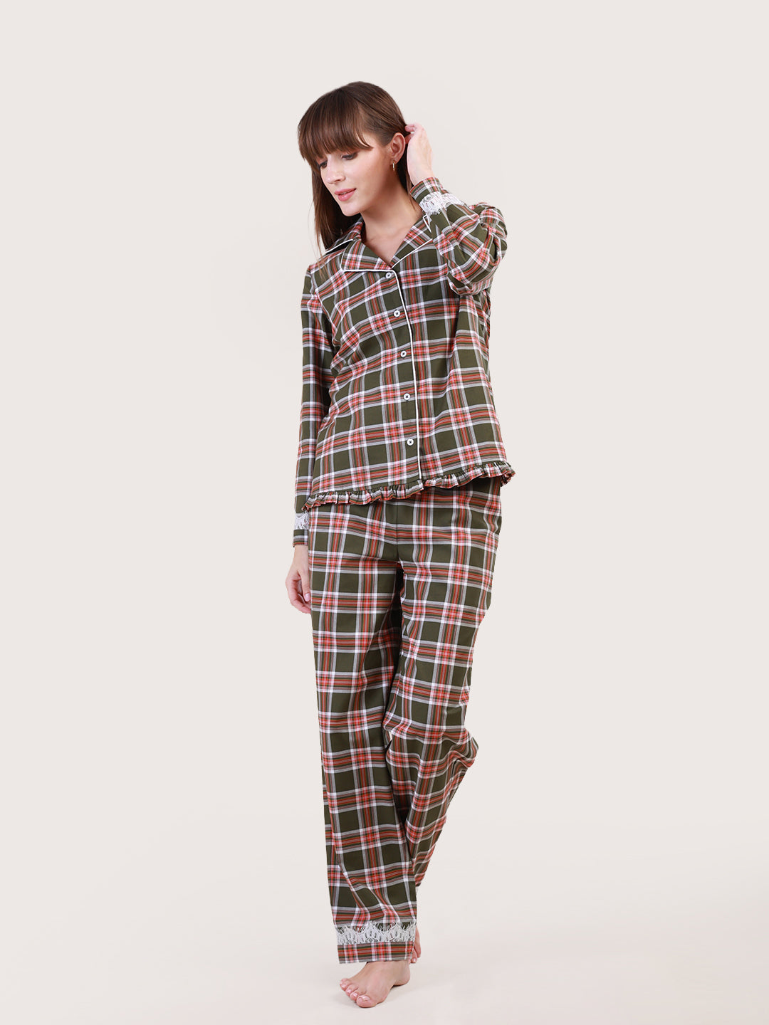 Frosted Forest Pyjama Set for Women