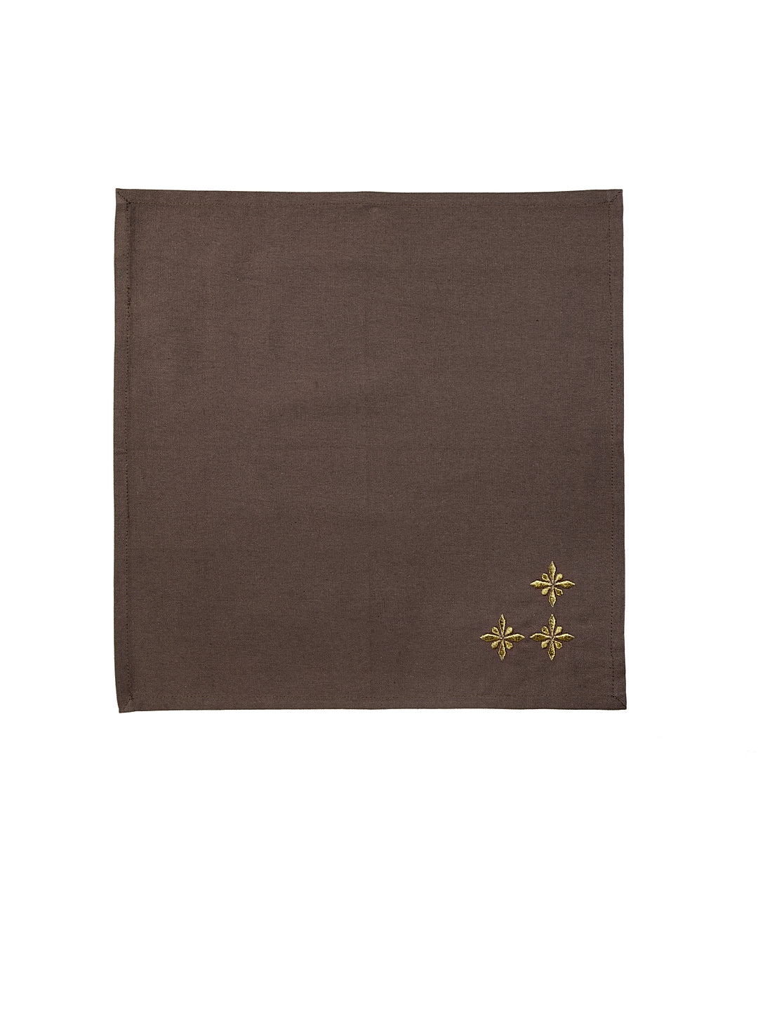 Set of 6 &amp; 8 Blingy Lights Embroidered Table Napkins