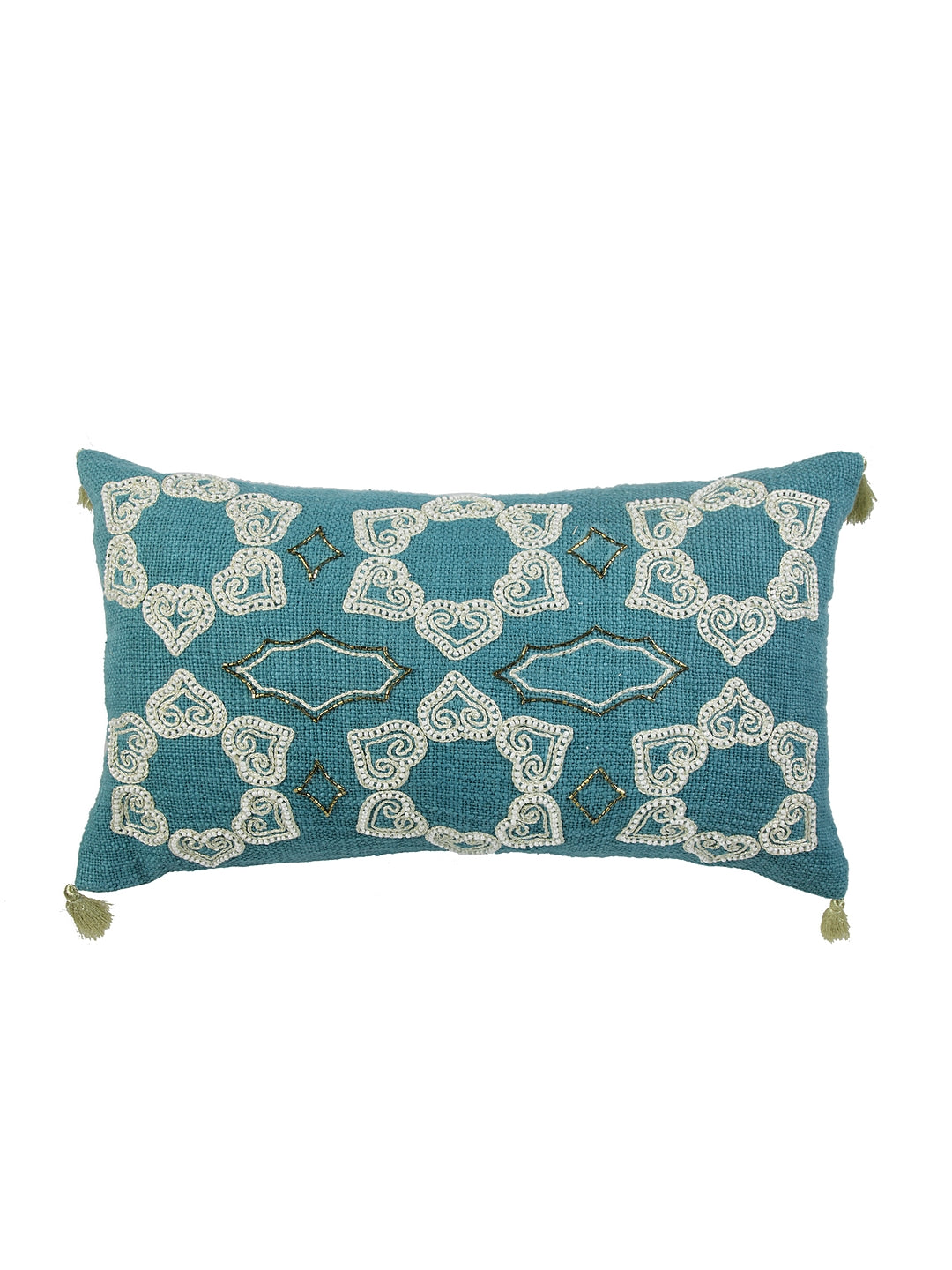 Blanc9 Royal Damask Cushion Cover with Filler 30x50cm