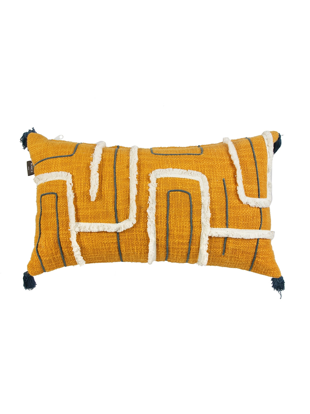 Blanc9 Acies Ochre Cushion Cover with Filler 30x50cm