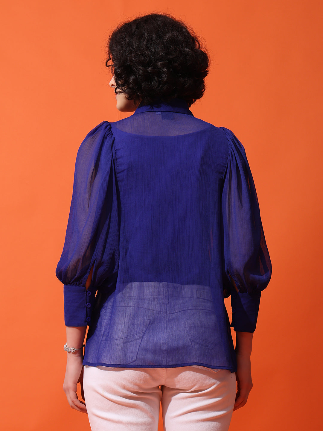 Studded Collar Shirt