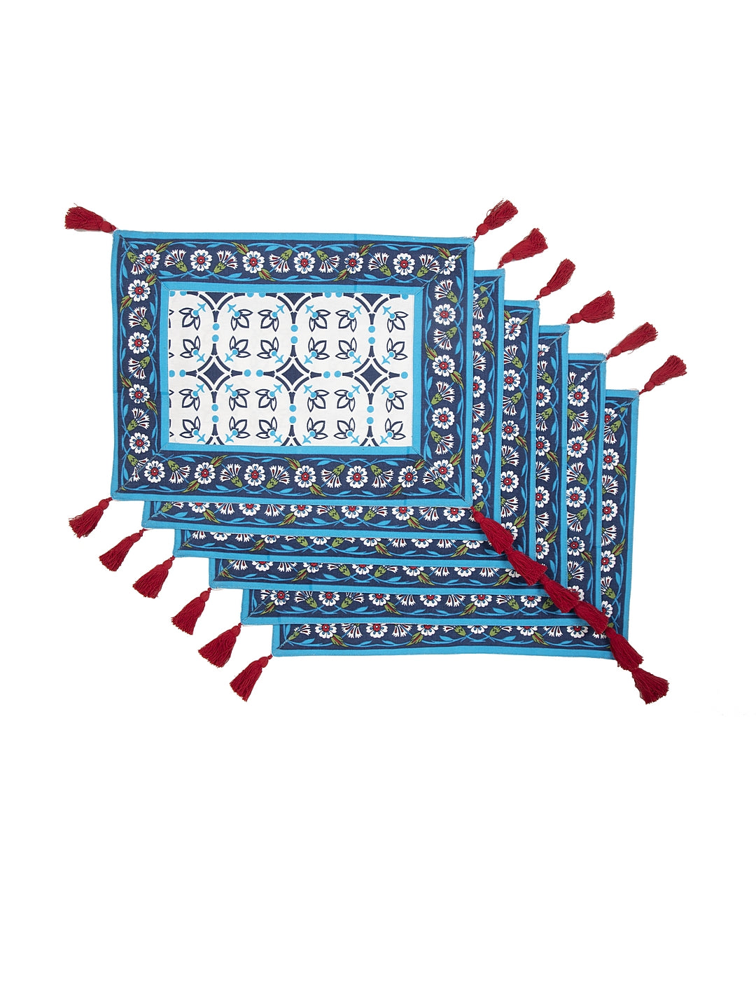 Set of 6 Sacred Weave Printed Placemats