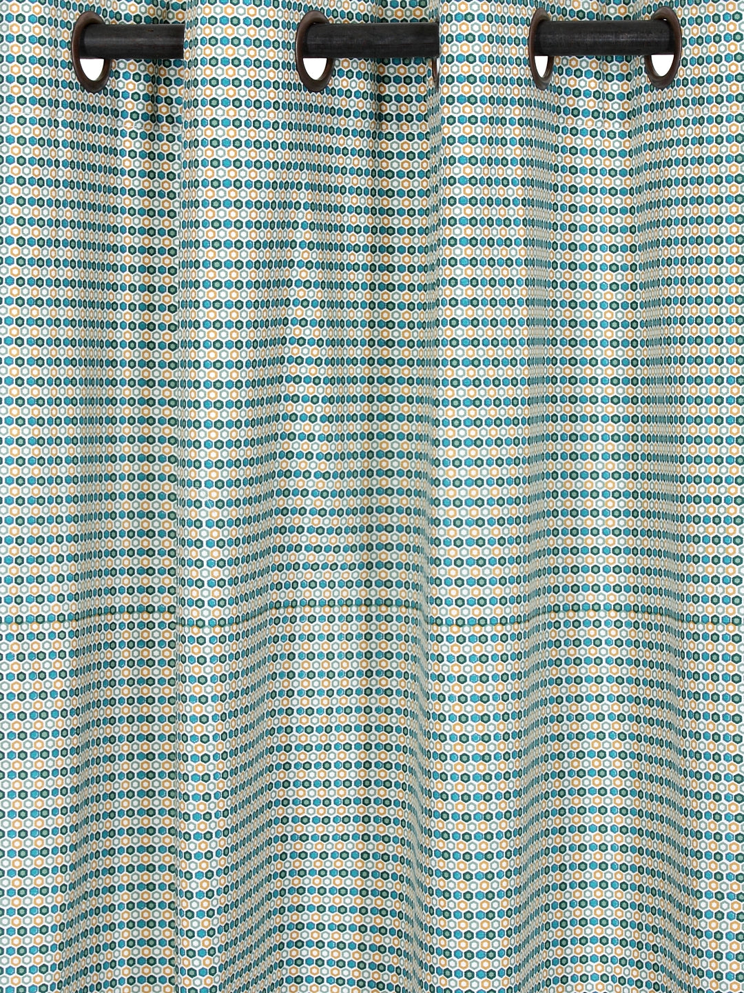 Set of 2 Long Door Art Deco Curtain