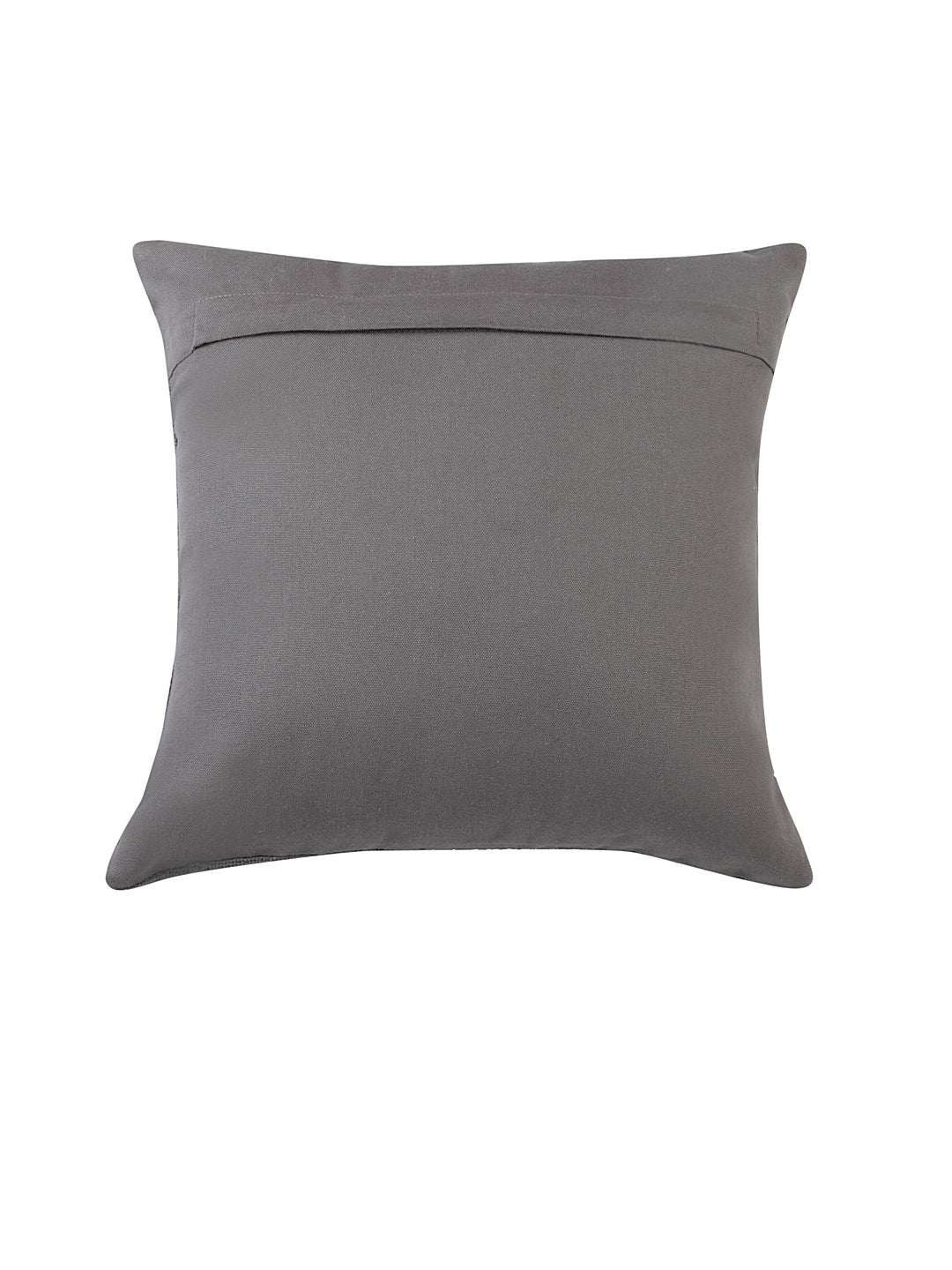 Dark Grey Heavy Slub Cushion Cover