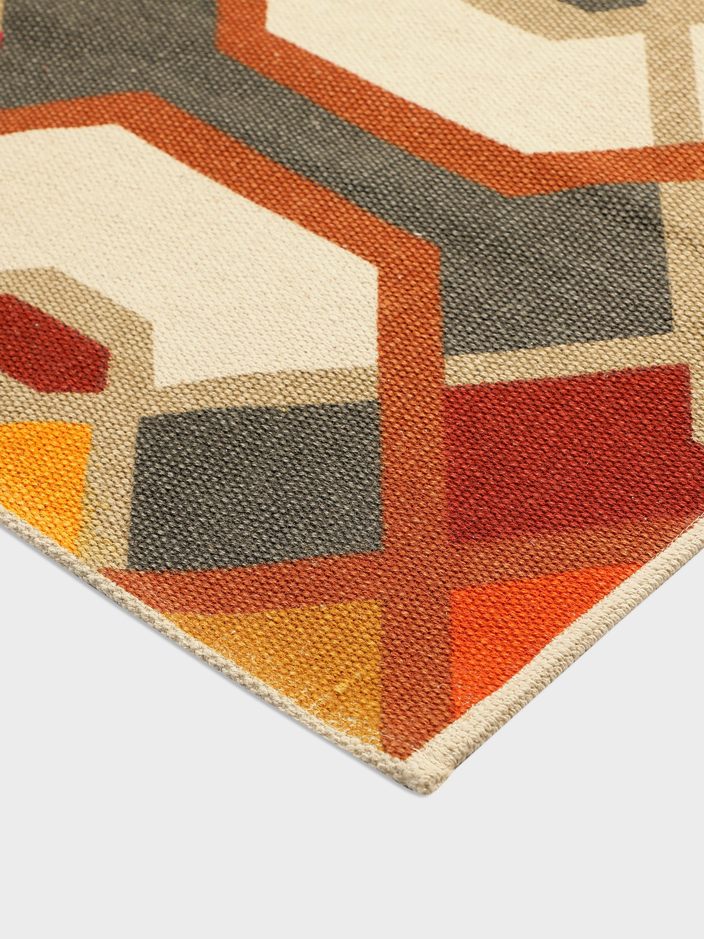 Jharokha "4x5.5" Printed Cotton Carpet