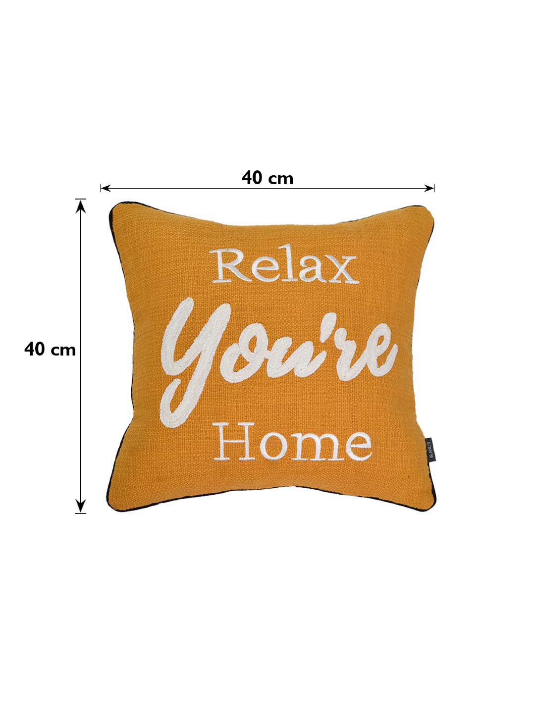 Relax You're Home Cotton Cushion Cover
