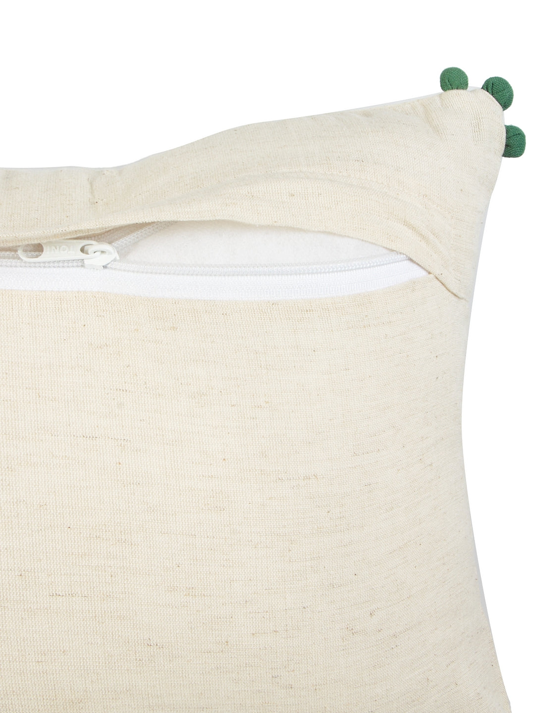 Blanc9 Bead Embroidery Cushion Cover with Filler 30x50cm