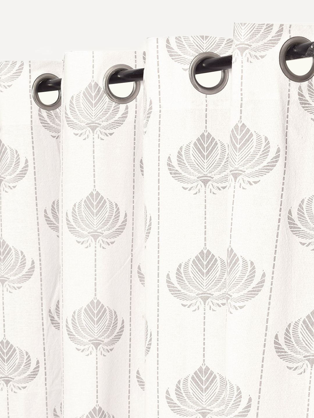 Blanc9 Kiara 7ft. Set of 2 Printed Curtains