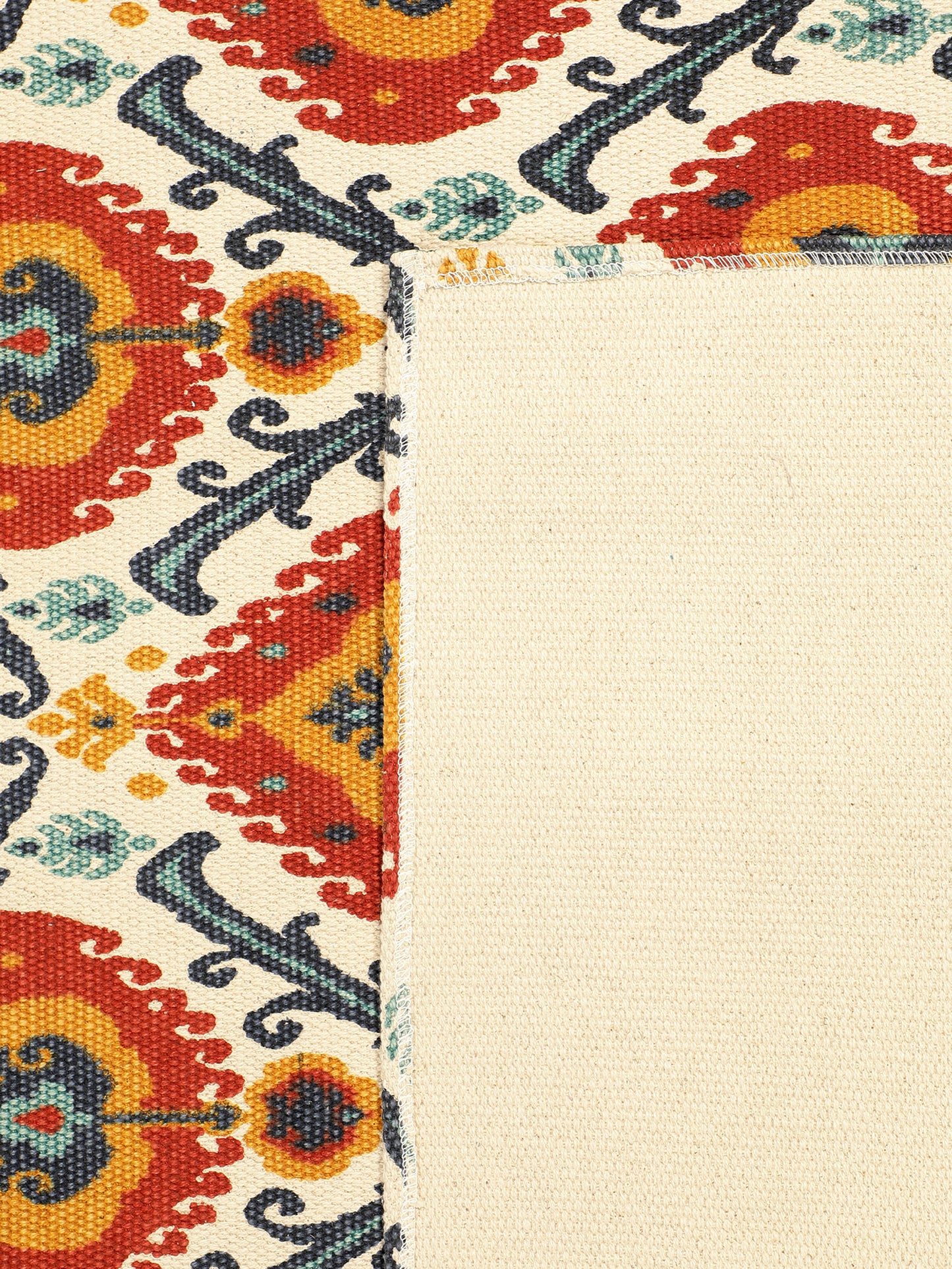 Gul Nilofer "4x5.5"ft. Printed Cotton Carpet