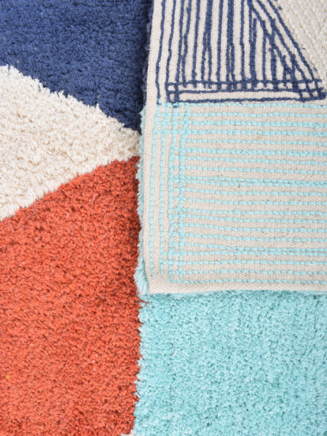 Graphic Cotton Bath Mat
