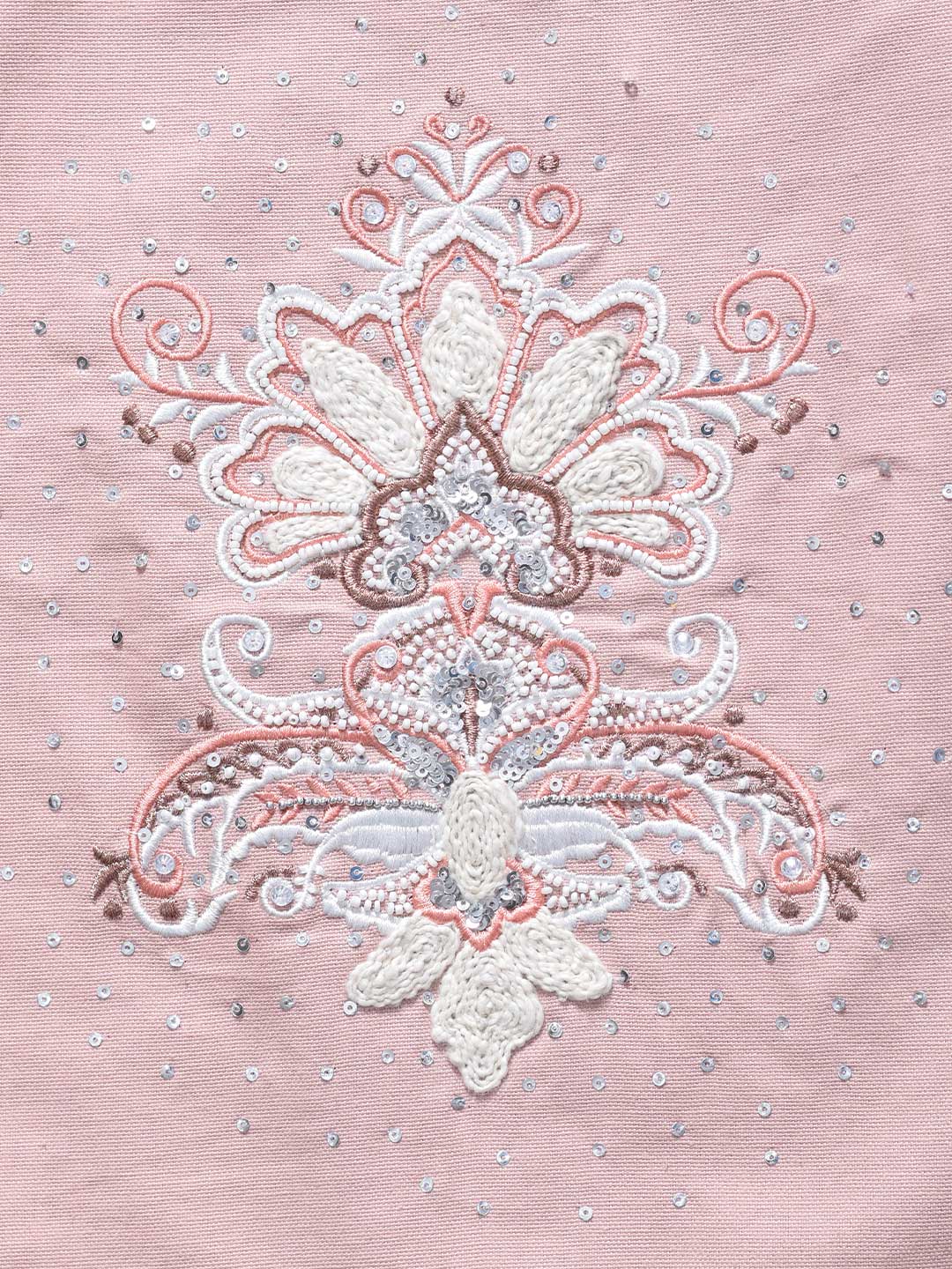 Rose Damask Cushion Cover