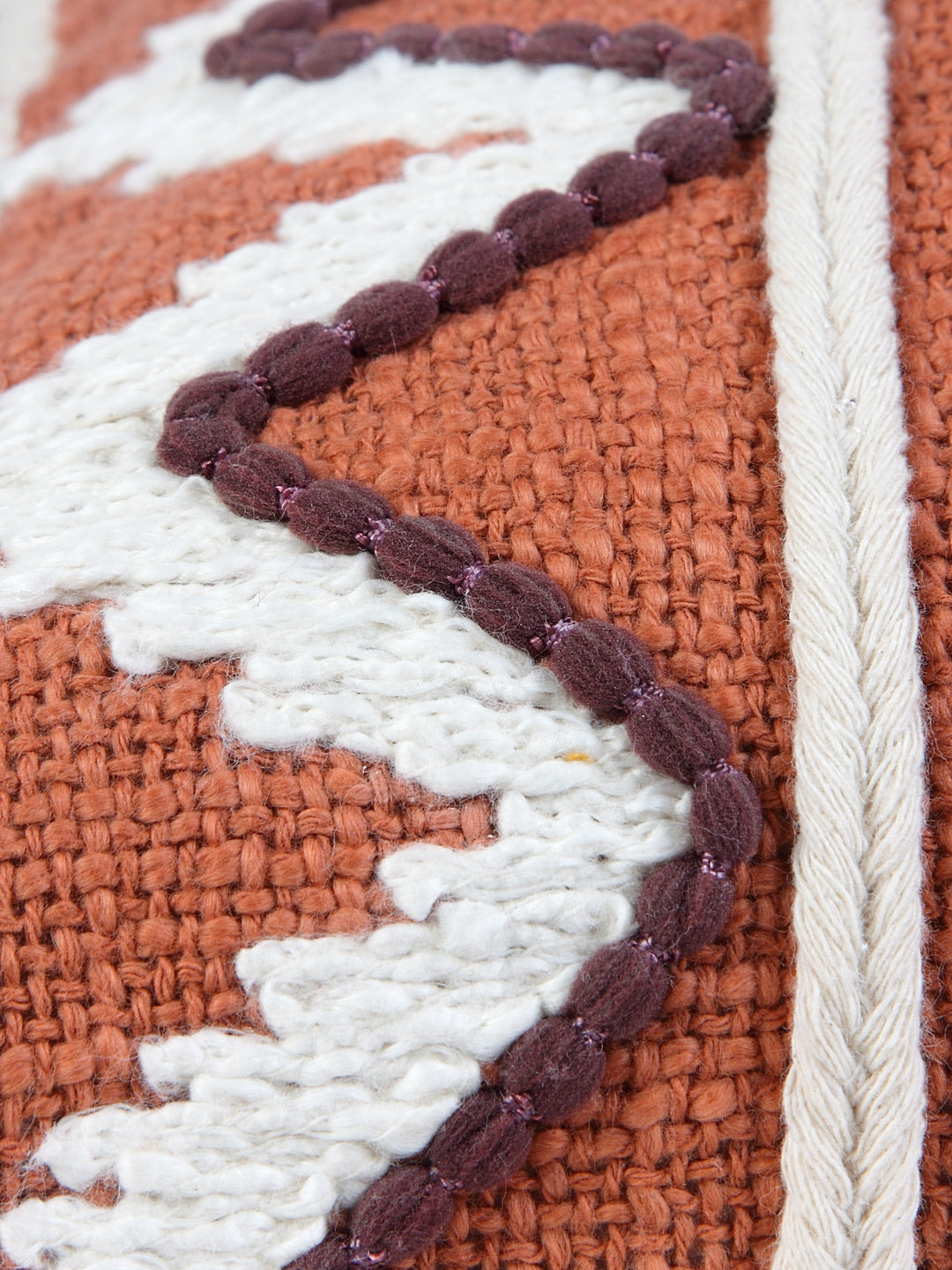 Tribal Tassel Cushion Cover with Filler 30x50cm