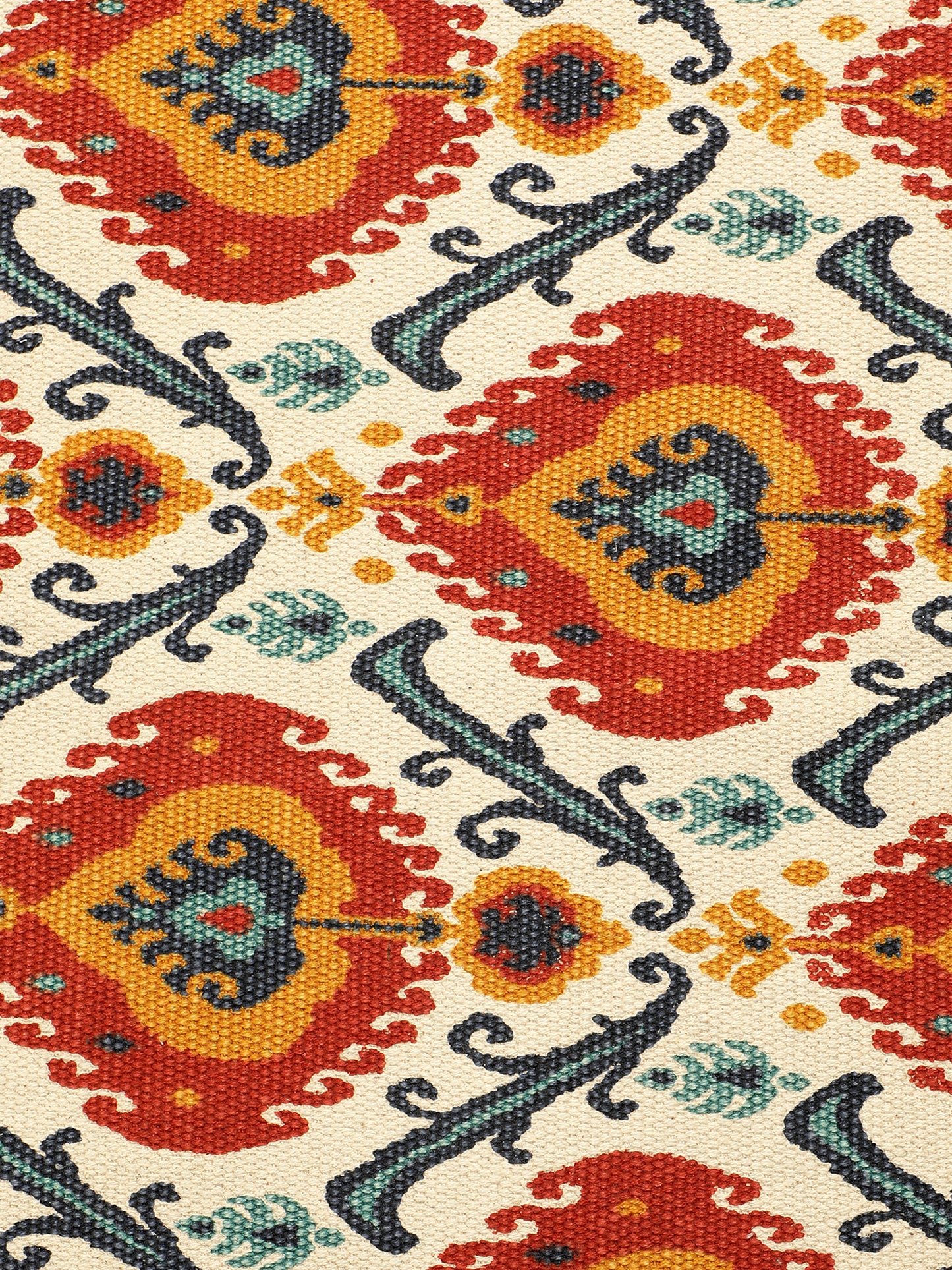 Gul Nilofer "4x5.5"ft. Printed Cotton Carpet