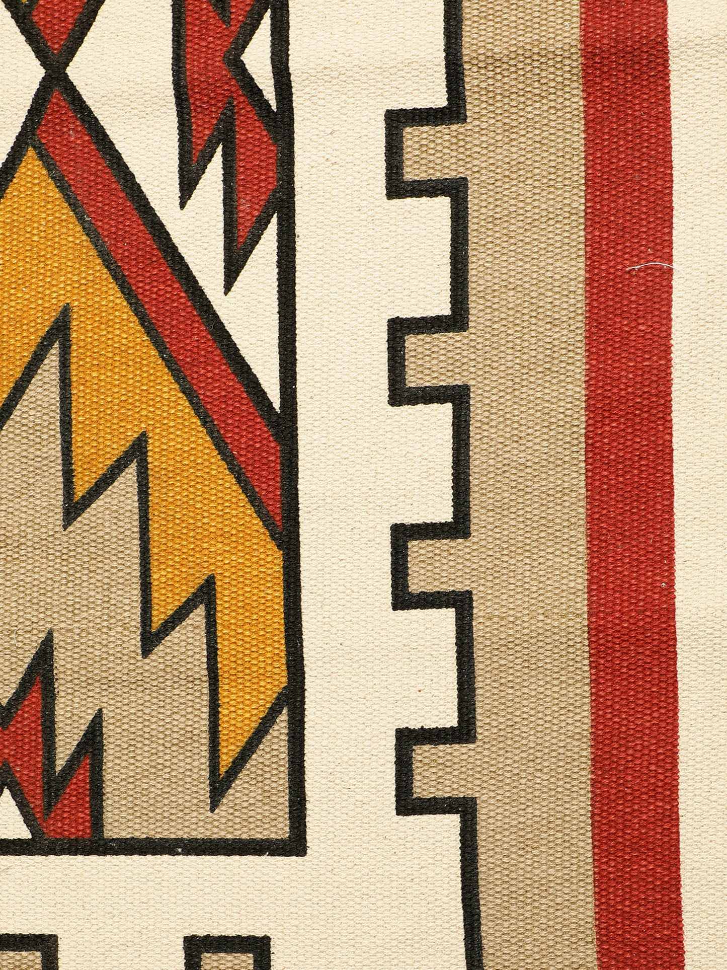 Kilim Printed "4x5.5" ft. Cotton Carpet