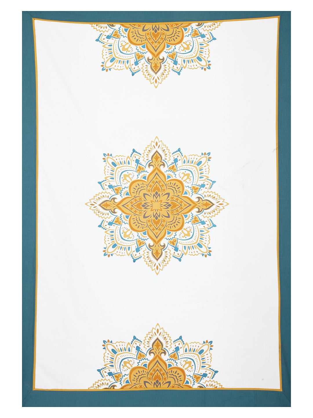 Blanc9 Antique Kaleidoscope Printed Table Cloth