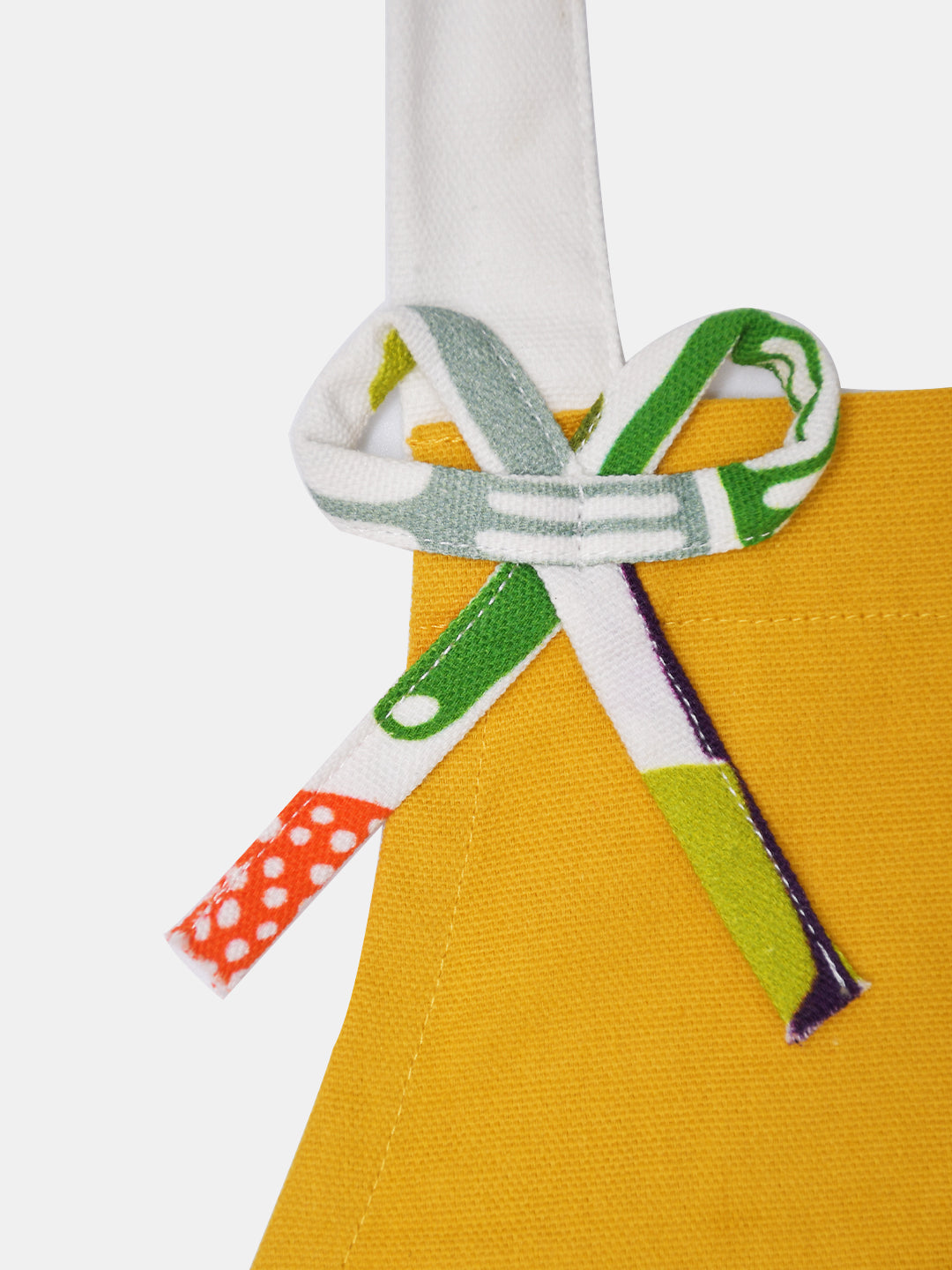 Let's Make Magic Yellow Printed Apron