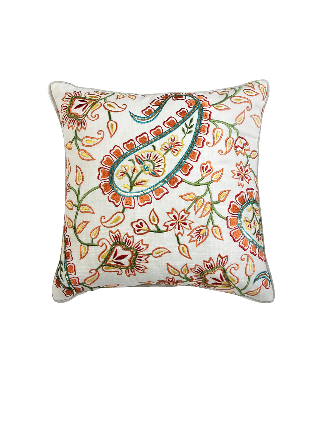 Blanc9 Set of 3 Mughal Mango Garden 40x40 CM Cushion Covers