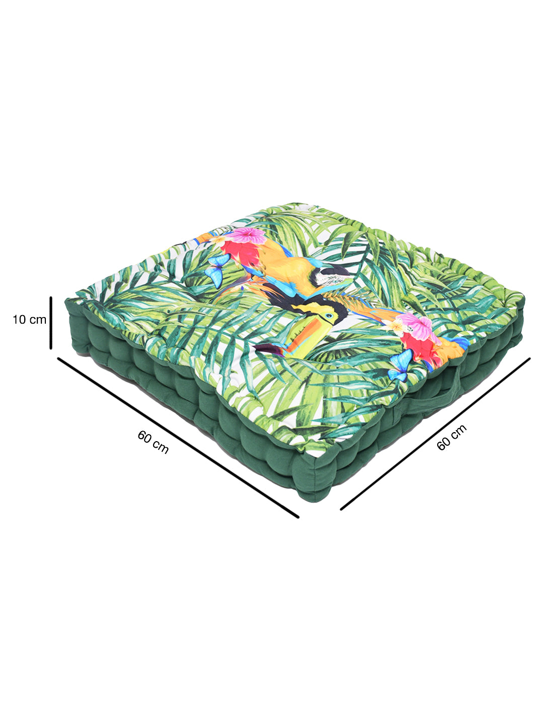 Toucan Digitally Printed Floor Cushion