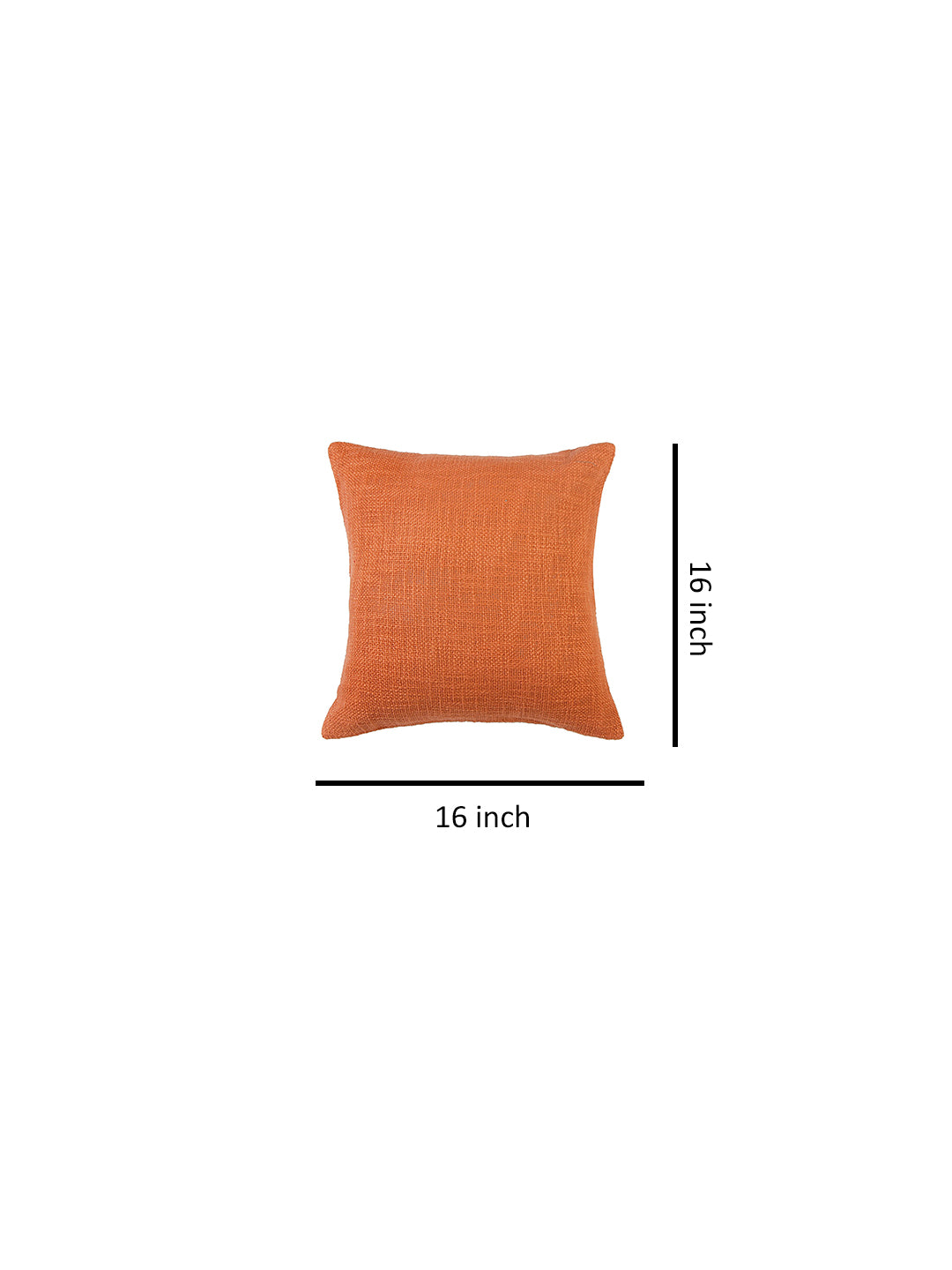 Blanc9 Set of 5 Rusty Orange 40x40 CM Cushion Covers