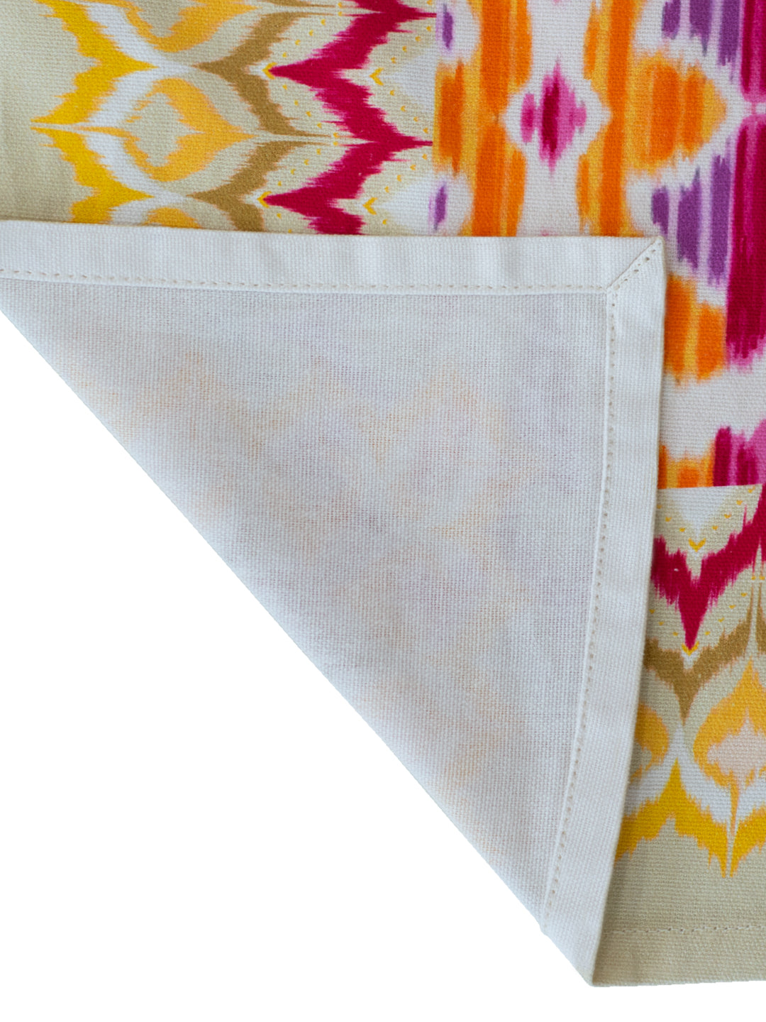 Blanc9 Sharbat-E-Ikat 6/8 Seater Cotton Tablecloth