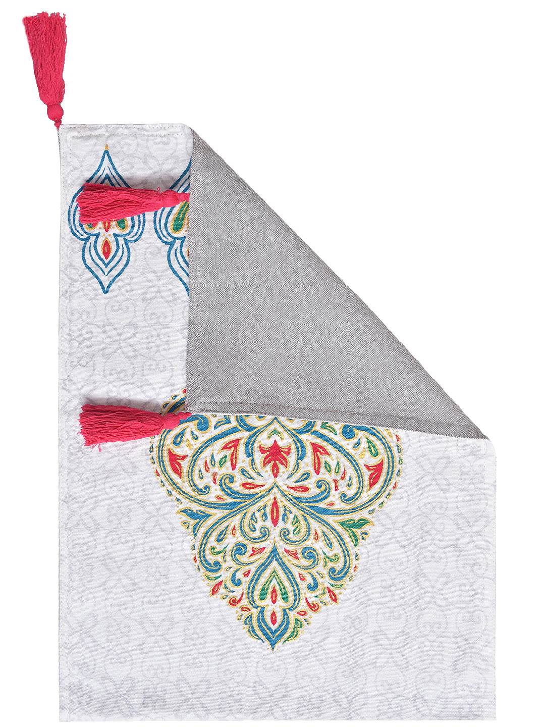Rounak 100% Cotton Multicoloured 4/6 Seater Table Runner