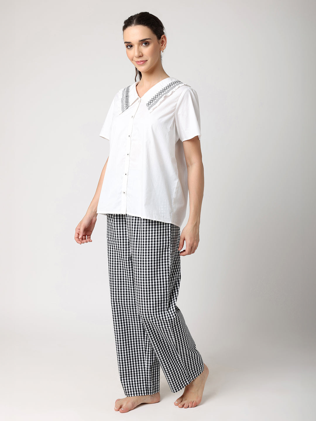 Black_WhiteCheckeredPyjamaSetWithWhiteTop-1