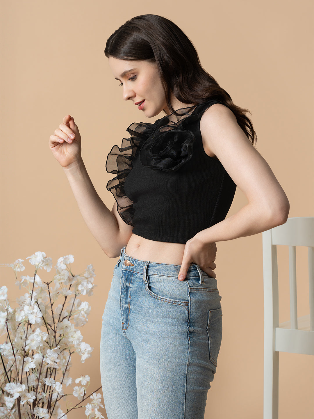 Black Rose Top