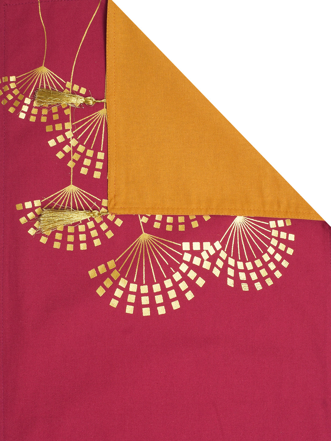 Blanc9 Dainty Cotton Printed Table Runner-B9TR32