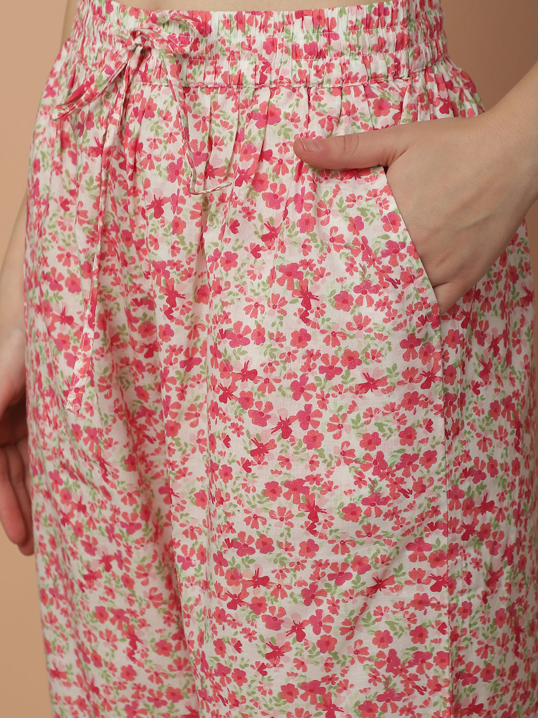 Blanc9 Ditsy Pink Floral Pyjama Set-B9NW18N