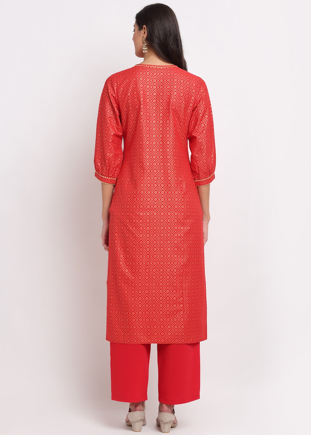 Blanc9 Grid Foil Kurti-B9FV01R