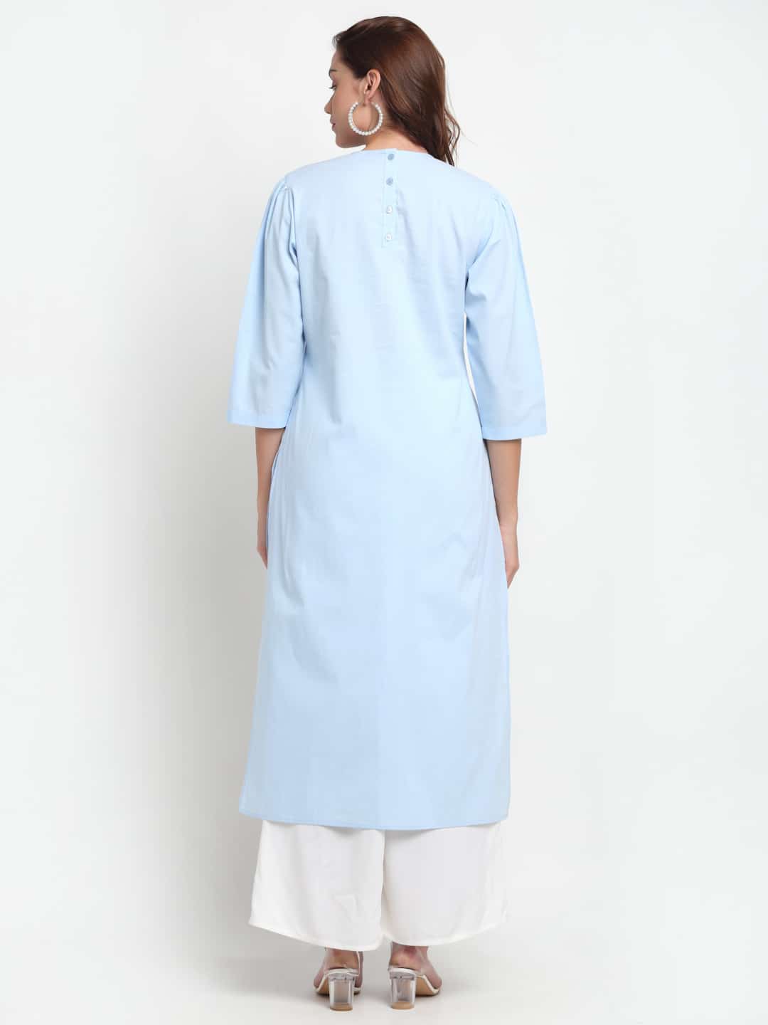 Blanc9 Mirror Blue Kurti-B9EW45