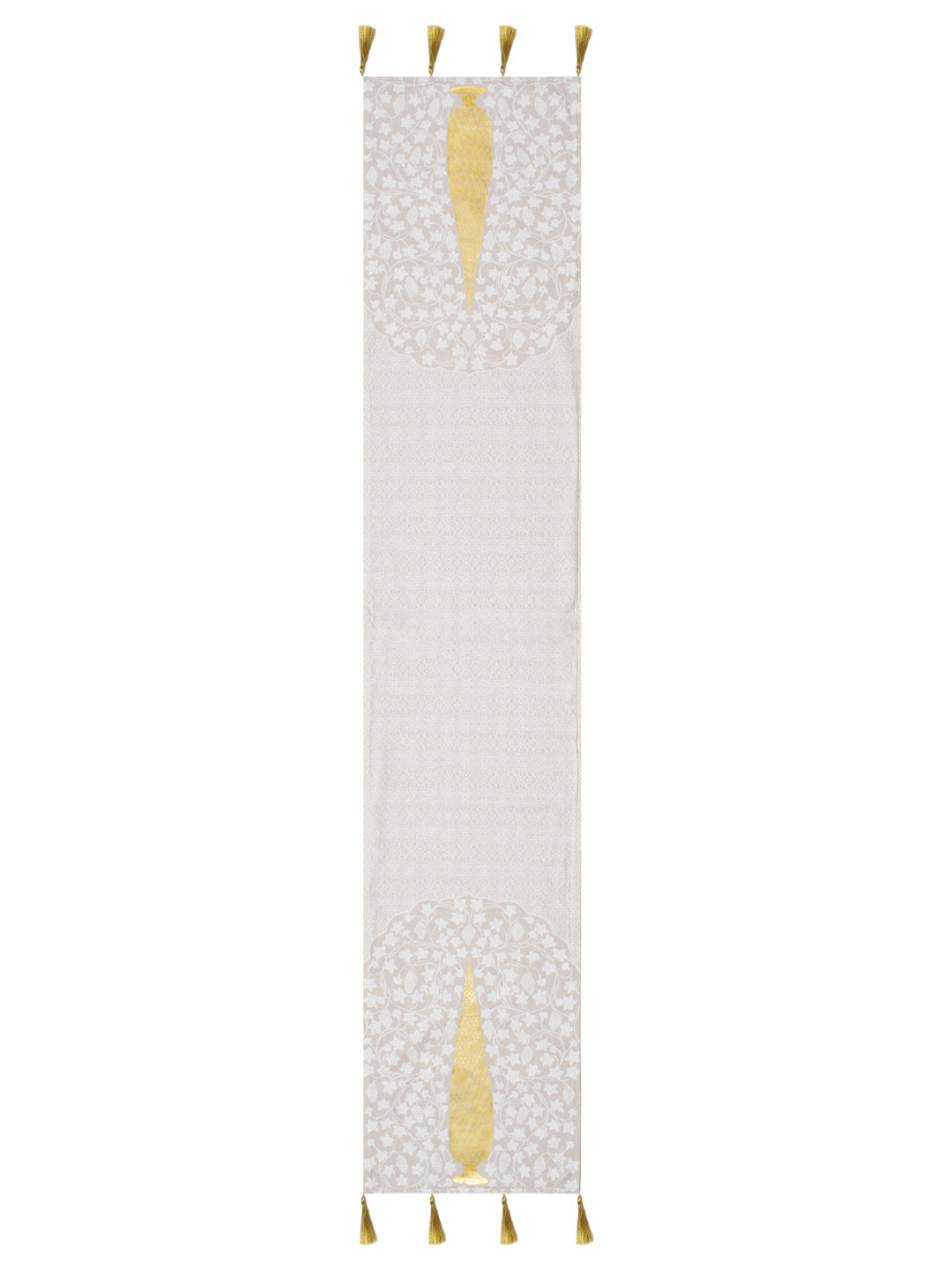 Blanc9 Mughal Cotton Printed 4/6 Seater Table Runner