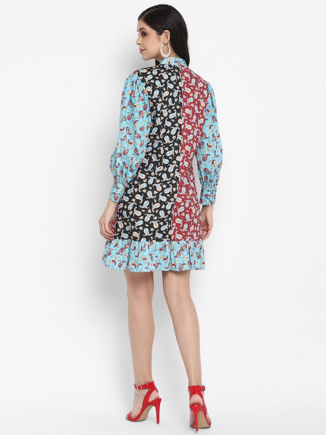 Blanc9 Multicolor Short Dress-B9DR38