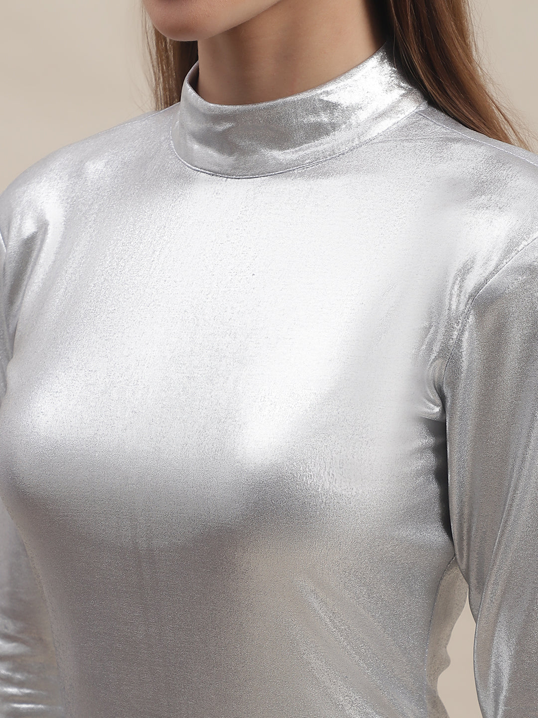 Blanc9 Silver Bodycon Dress-B9DR148