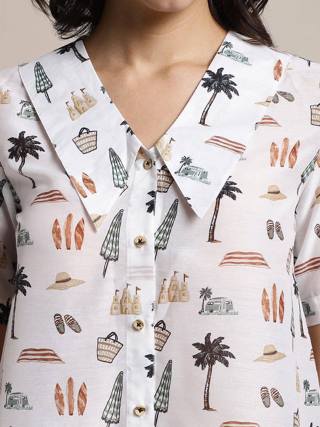 Blanc9 Vacation Printed Short Lounge Wear-B9NW87 (2)