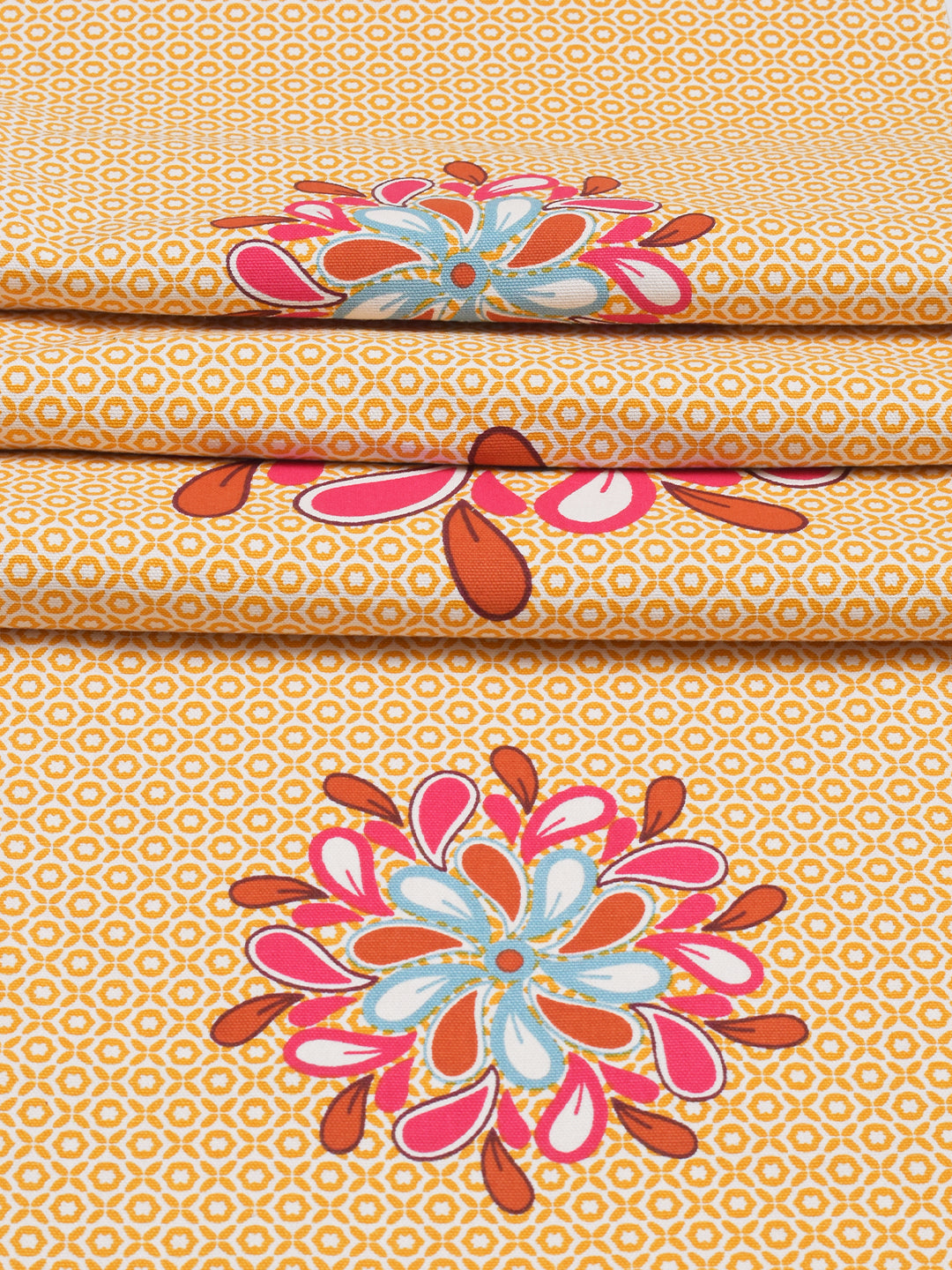 Blanc9 Vivid Cotton Printed Table Runner-B9TR34