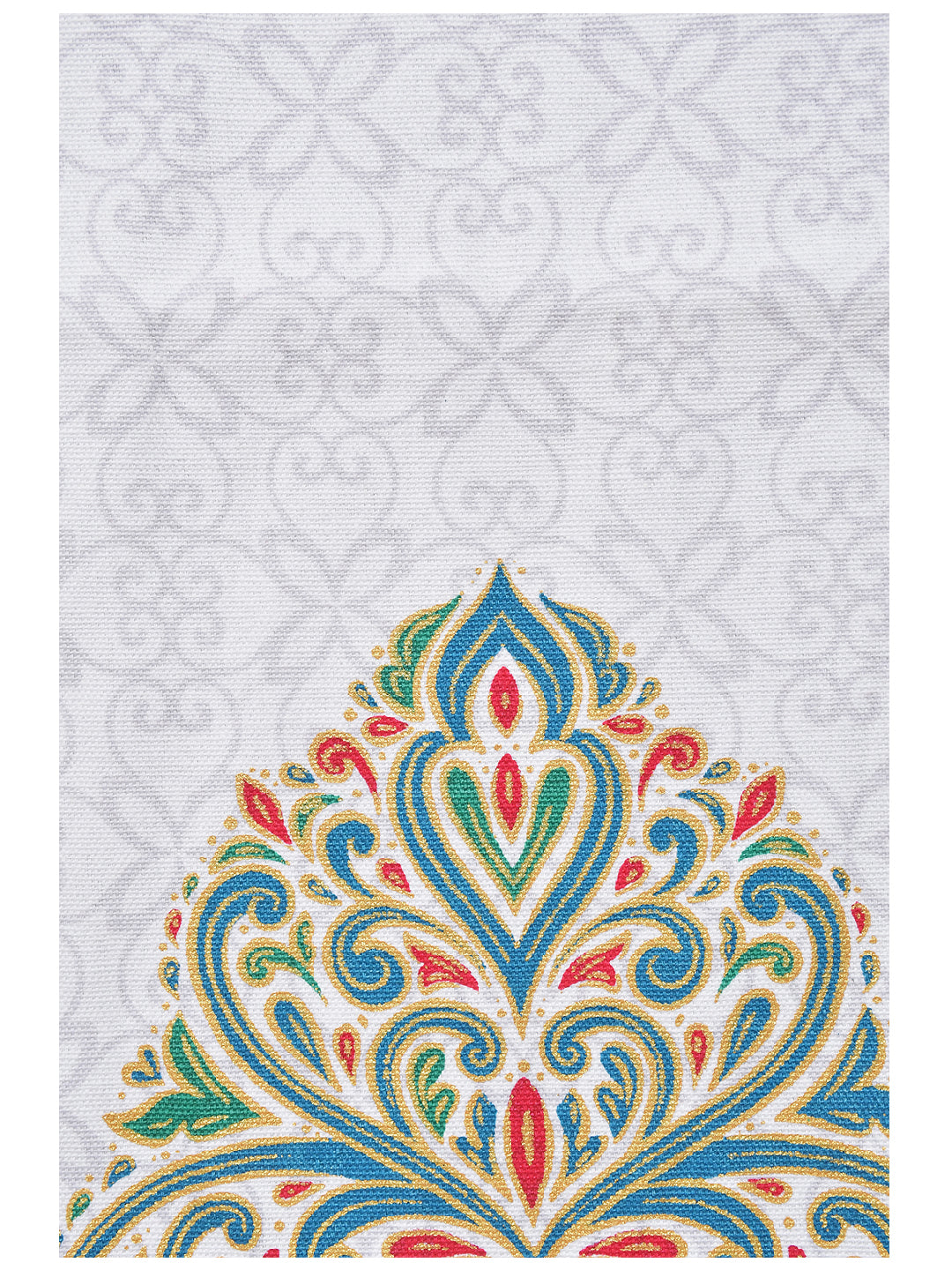 Jashan 100% Cotton Multicoloured 4/6 Seater Table Runner