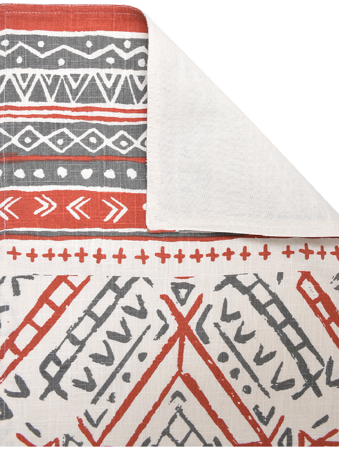 Katti Batti 100% Cotton Multicoloured 4/6 Seater Table Runner